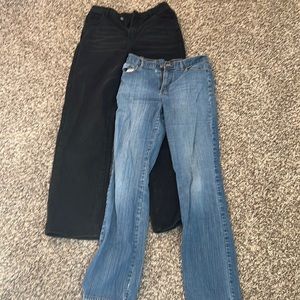 LOT OF 2 size 6 TALL JEANS